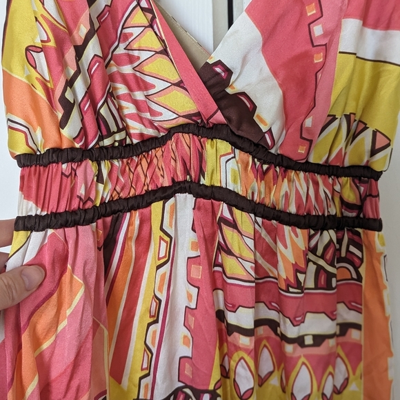 Hale Bob Silk Maxi Dress - Picture 5 of 10